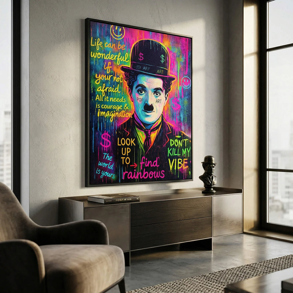 Chaplin in Neon