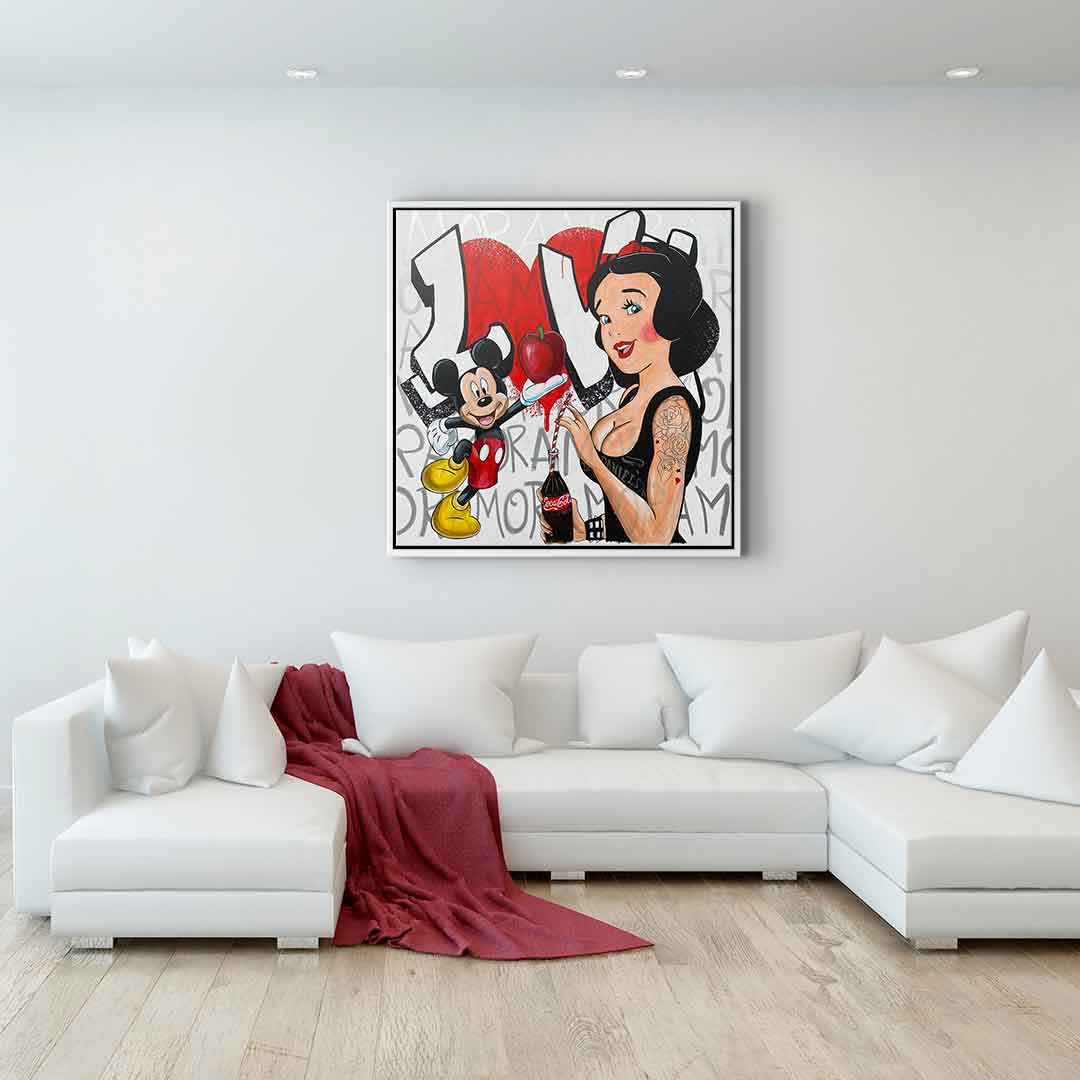 Mickey's Red Apple