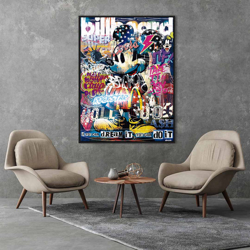 Mickey in Neon