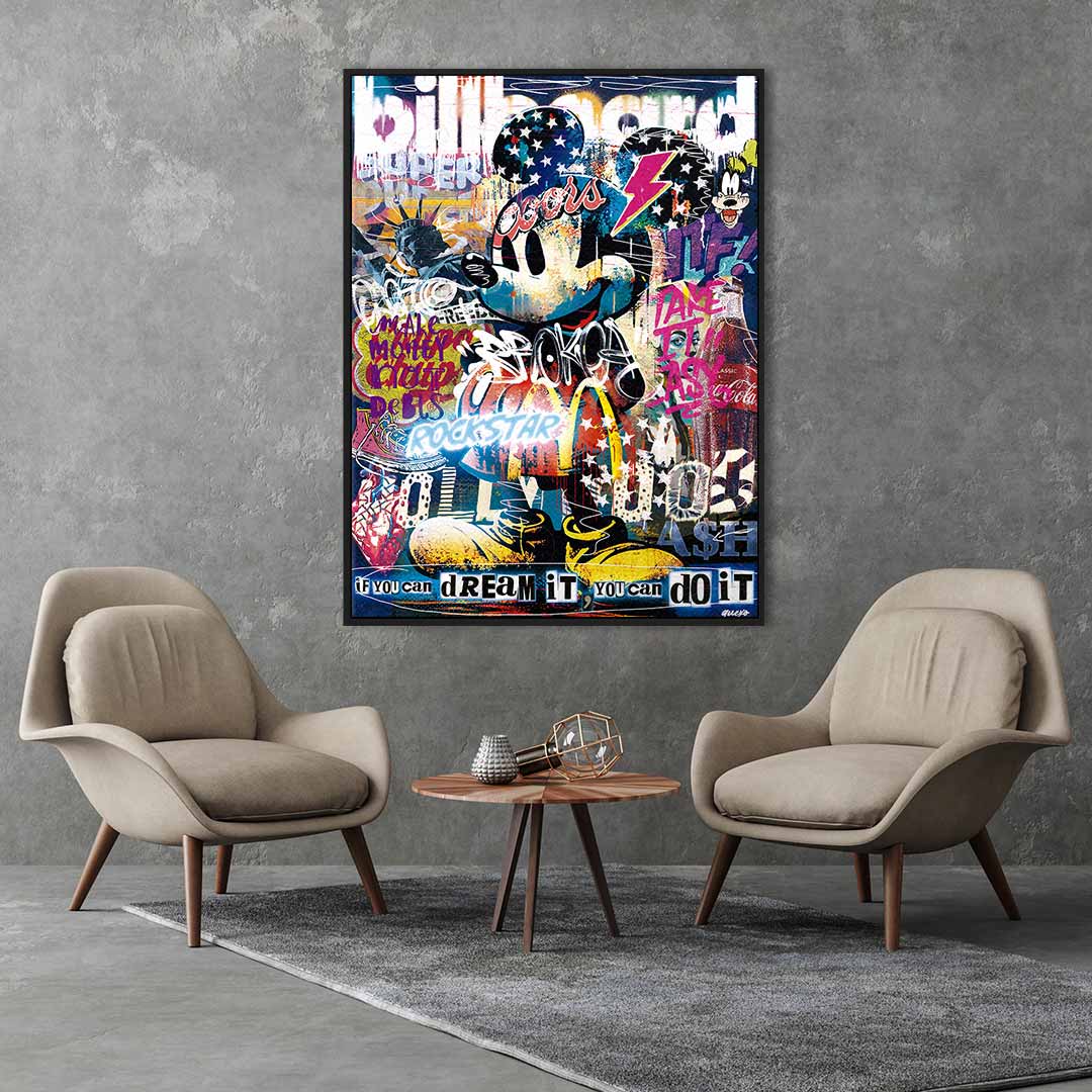 Mickey in Neon